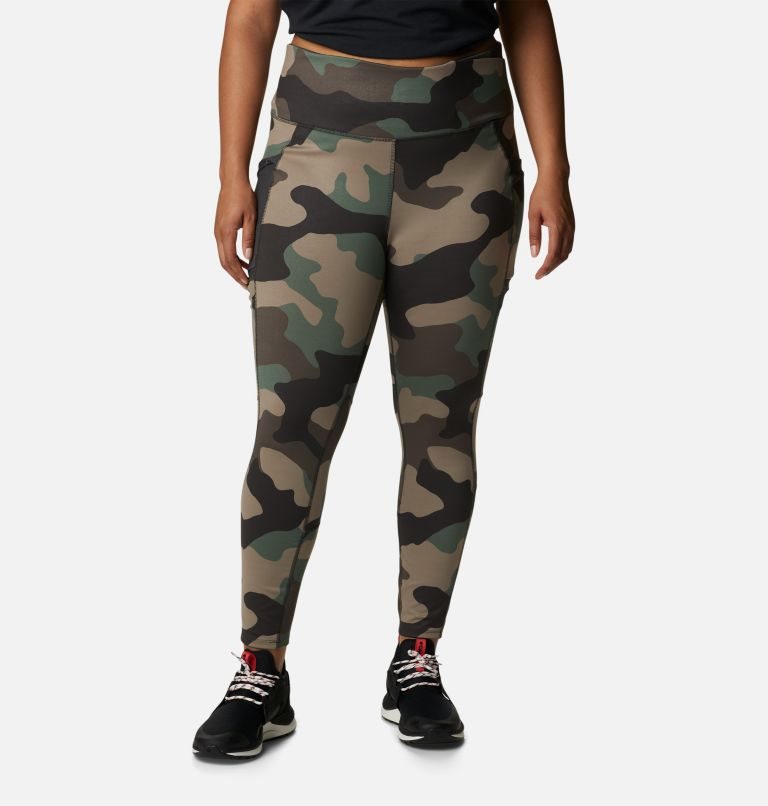 Women\'s Columbia Windgates II Leggings Camo | Plus Size CA-C5CA0